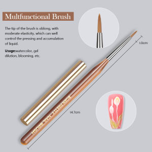 Sinh Ra Khá cọ làm móng nghệ thuật Acrylic gel UV Mở Rộng Bút cọ vẽ Nail Pháp Sọc Dòng DIY dụng cụ làm móng