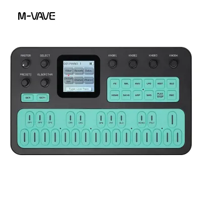 M-VAVE FM-1 6-Operator FM Synthesizer Mini MIDI Synth Sequencer Arp กลางแจ้ง Beat ทำการผลิตเพลงคีย์บอร์ด Synthesizer
