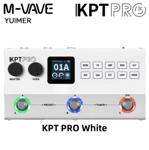 KPT Pro 120 Presets 60 AMPs 25s Looper Upgrade from Tank G Portable Guitar Multi-Effects Processo
