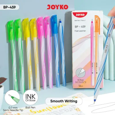 (12pc) JOYKO Ball Pen Pulpen 1 Pack BP-459 Fast Learner 0.7mm