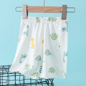 Summer Childrens Refreshing Mesh Breathable Loose Casual Shorts Small Boys and Girls Cartoon Printed Home Pajama Pants