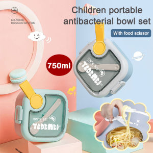 VREN Portable 304 Stainless Steel Complementary Food Insulated Antibacterial Baby Feeding Bowl Set
