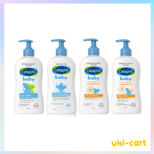 [Authentic] Cetaphil Baby Gentle Wash & Shampoo 400ml | Daily Lotion | Baby with Organic Calendula <Unicart>