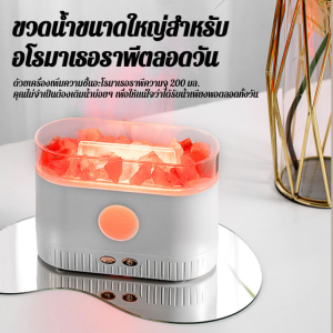 🌟บรรยากาศหลากสีสัน✨เครื่องเพิ่มความชื้นในอากาศแบบคริสตัลสโตน / ผสมผสานแสงที่ผ่อนคลายและการเพิ่มความชื้นในอากาศเข้ากับเครื่องเพิ่มความชื้นในอากาศแบบคริสตัลสโตน / เหมาะสำหรับโต๊ะทำงาน ห้องนอน สำนักงาน และสีสันต่างๆ