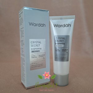 Wardah Crystal Secret Day & Night cream spf 35PA+++ 15ml/Paket wardah cream siang malam/krim wardah/cream pencerah wajah/Original/bpom/pencerah wajah/cream penghilang flek hitam/penyamar noda hitam/paket lengkap cream wardah/asli