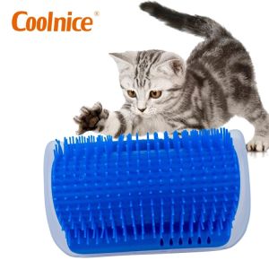 COOLNICE Pet Wall Corner Groomer Massage Comb Cat Self Grooming Brush Pet Hair Fur Remover [NO CATNIP INCLUDED]