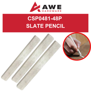AWE Slate Pencil 48pcs Box Writing Pencil School Chalk Alternative Smooth Writing