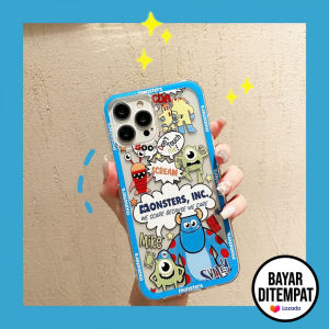 Case Infinix Smart 5 - Smart 6 - Hot 9 - Hot 9 play - Hot 10 Play - Hot 11 Play Motif Cute Monsters Transparant ( Type Lain Via Chat ) Fashion Case - Case Terbaru - Case Vivo Case Murah - Pelindung Hp COD AFC