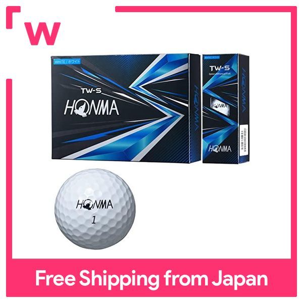 HONMA Golf Ball TW-S Ball 2021 Model 3 Dozen Set 3 Dozen (36 Pieces ...