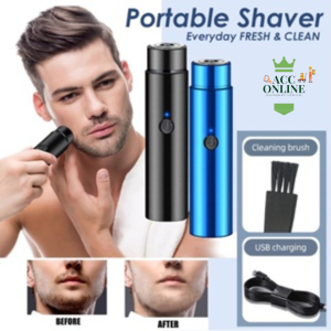 Alat Cukur Elektrik Portable Mini Cukur Kumis Jenggot Bulu ketiak