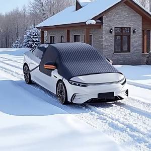 Car Windshield Snow Cover magnetic front window frost shield winter vehicle glass protector for parked car protection from snow frost and cold weather for Home Office Travel and Daily Activities