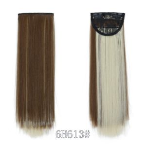 NO4 PANDA Clip in Fluffy Hair Topper Fashion Hairpiece Invisible Edge Hair Extension Hair Styling Tool Root Lifter Short Straight Pad for Women Kids