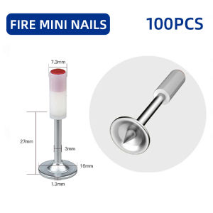 Zengliu 500PCS Nail Gun Bullet Concrete Steel Nails Steel Wall Anchor Wire Slotting Device Decoration Power Tools Tool Parts for Gun Rivet Ceiling Repair