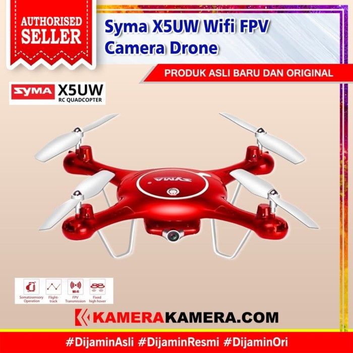 Drone SYMA X5 UW Con Fotocamera HD WIFI FPV - 2 Batterie, Radio, OMAGGIO SCONTO!