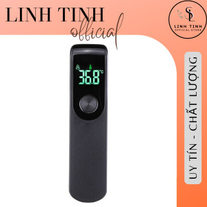 Nhiệt kế điện tử hồng ngoại đo trán mini cầm tay đo nhiệt độ cơ thể màn hình LCD hiển thị tiện dụng tặng kèm pin