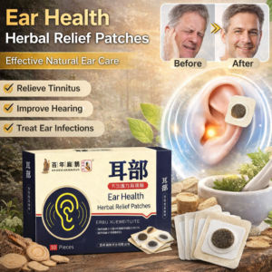 Ear Acupressure Patch Tinnitus Relief Natural Ear Pain Treatment Hearing Loss Support Elderly Health Care Product Home Use