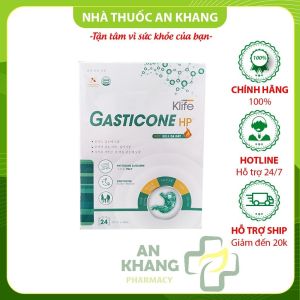 Gel Dạ Dày KLIFE GASTICONE HP hộp 24 gói -giúp giảm đau viêm dạ dày tá tràng trào ngược dạ dày - thực quản