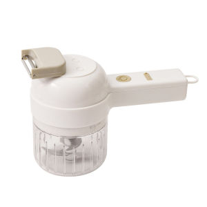 4 in 1 Handheld Electric Vegetable Chopper Set - Cordless Electric Rechargeable Multifunctional Food Slicer and Chopper