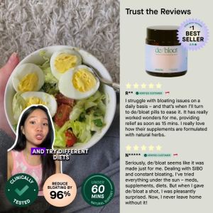 Moom Health™ Digestive Relief Capsules - de/bloat  Relieves Bloating & Digestive Discomfort for Gut Health (45 Caps)