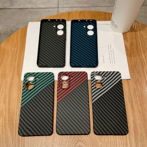 Shockproof Slim Carbon Fiber Pattern PC Hard Case For POCO X7 Pro Anti-scratch Precise Camera Protection Phone Cover Funda
