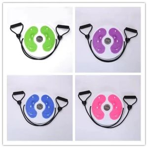 Fitness Balance Waist Twisting Disc with Pull Rope RANDOM COLOR