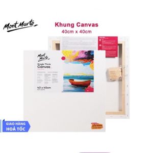 Khung Canvas Mont Marte 40x40cm - Canvas Vẽ Tranh Toan Vẽ Tranh