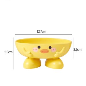 ชั้นวางสบู่ห้องน้ำ - การ์ตูนน่ารัก สำหรับสบู่/จานสบู่ - พร้อมท่อระบายน้ำ จัดส่งในประเทศไทย G3392