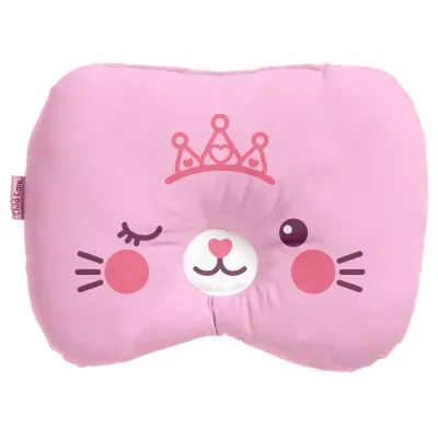 Child Care Infant Printed Pillow with Cool Cat Design (for Boys and Girls) (Toddler Pillow) (Infant Pillow)