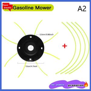 Fkend Steel Lawn Mower Head Free 4 Lines Replacement Gasoline Lithium Grass Trimmer Head Removal Of Garden Weed Brushcutter Part
