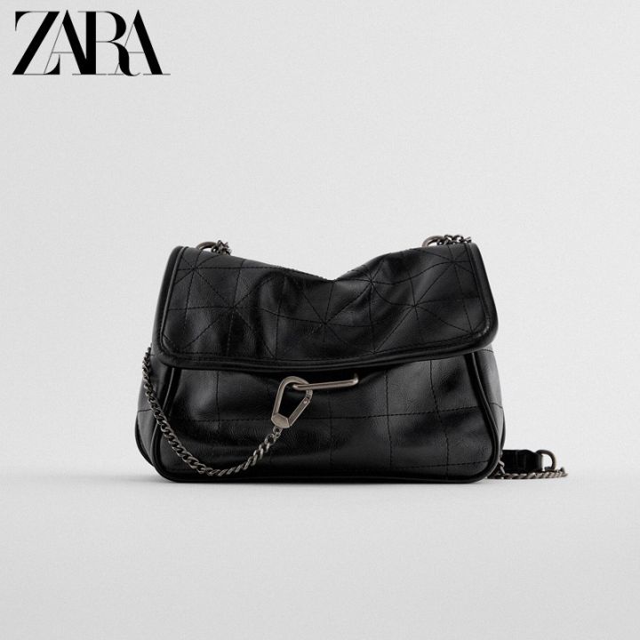 Zara | Bags | Black Leather Zara Ladies Bag With Removable Shoulder Strap |  Poshmark
