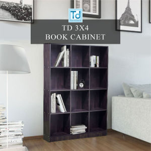 Almari Buku 8/10/12/15 Petak Terbuka Rak Buku Kabinet Fail | File Cabinet Bookshelf Display Cabinet Bookcases Filing Cabinet Wooden Cabinet Open Shelf Book Storage| Multi Function File Storage Cabinet 多格组合书柜