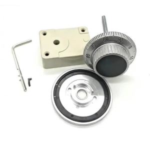 Hanson8 Safe Vault Door Mechanical Combination Lock ATM Turntable Lock All Steel Strong and Durable 1set 3M8Q4