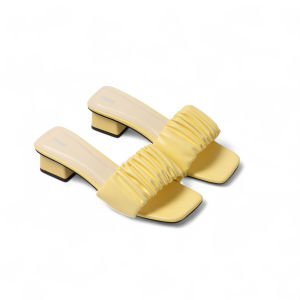 Guốc Nữ Quai Ngang Béo Nhún 3cm Pixie X952