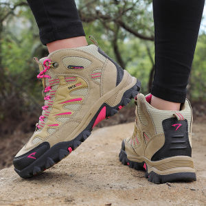 Sepatu Gunung Wanita Snta 613 Trekking Hiking Outdoor Pendaki Sports 36 37 38 39 40 Warna Beige