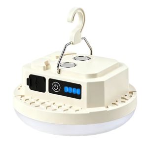 SJJL Chống nước IPX4 Đèn LED cho lều cắm trại Pin tích hợp 4000mAh 3 mức độ sáng có thể điều chỉnh Đèn ngủ ngoài trời treo Cường độ sáng 200-300LM Đèn khẩn cấp di động Cắm trại đi bộ đường dài ngoài trời