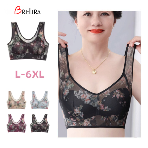 【YWEOKCAU】Seamless tank top push-up bra Plus Size Underwear Womens Wireless Fixed Cup Push-Up Anti-Sagging Vest Bra
