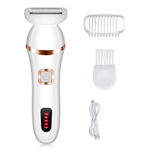 Womens Electric Shaver Womens Shaver Painless Womens Foil Shaver 3 in 1 Blade Trimmer Wet Dry Womens Shaver Cordless Rechargeable Waterproof Body Hair Removal for Bikini Area Legs Underarm Arms Public and back