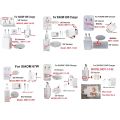 For Xiaomi 14 Clear Charger Protector 120W MDY-14-EE  33W/67w charger cover cable protector Type C Android charger case for redmi note 12/11/11 pro 55w/18w [cchoice]. 