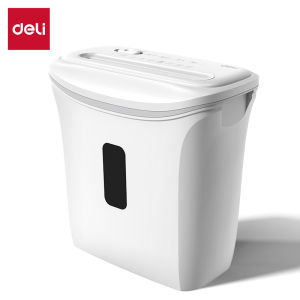 Deli เครื่องทำลายเอกสาร เครื่องย่อยกระดาษ ย่อยอัตโนมัติ ระดับความปลอดภัย DIN Security Level 4 อุปกรณ์สำนักงาน Paper Shredder