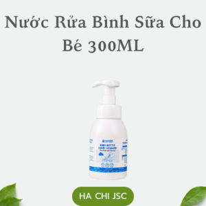 Nước Rửa Bình Sữa Cho Bé Fuwa3e Chiết Xuất Hữu Cơ Enzyme Tự Nhiên Rửa Chén Cho Bé Rửa Bát Ăn Dặm 300ml