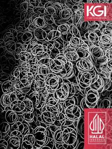 KARET GELANG MENTAH SUPER MURAH ISI 250 GR - WARNA MERAH HIJAU DAN MIX