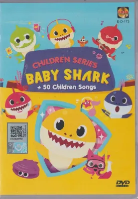 Anime Song DVD Baby Shark + 50 Children Songs