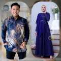 HARGA SEPASANG/COUPLE. GAMIS BROKAT MUSLIMAH. COUPLE PASANGAN SUAMI ISTRI. COUPLE KELUARGA LEBARAN. 
