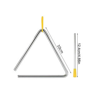 Triangle Percussion Instrument With Strike Stick Early Childhood Education Music Tool For Children