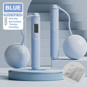 Indoor Jumping Rope Adult Weighted Skipping Rope Smart Counting Cordless Skipping Rope Dual-purpose Jumping Rope跳繩無繩