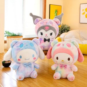 25cm Sanrio plush toy Colorful Kuromi My Melody Cinnamoroll Hello Kitty Kawaii Doll Soft Doll Birthday gift