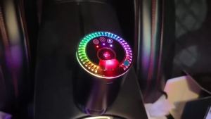 Smart Car Air Freshener Car Air Freshener Diffuser with Three Color Starry Sky Projection Auto On/Off Aroma Diffuser 3 Adjustable Mist Modes Rechargeable Aromatizante para Carro Cologne