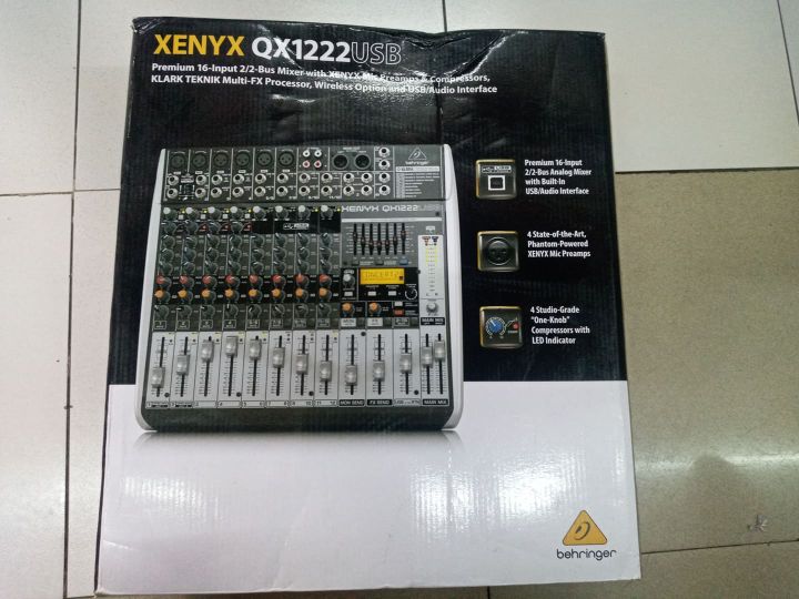 Behringer Xenyx QX1222USB Mixer with USB and Effects | Lazada PH
