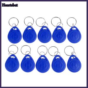 [Heartsbat] 10Pcs TK4100 keychains 125KHZ RFID proximity id card token tags key fobs NFC