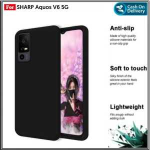 PAKET Case Sharp Aquos V6 5G NEW Casing Premium SoftCase Slim Exellent Slim Matte Cover